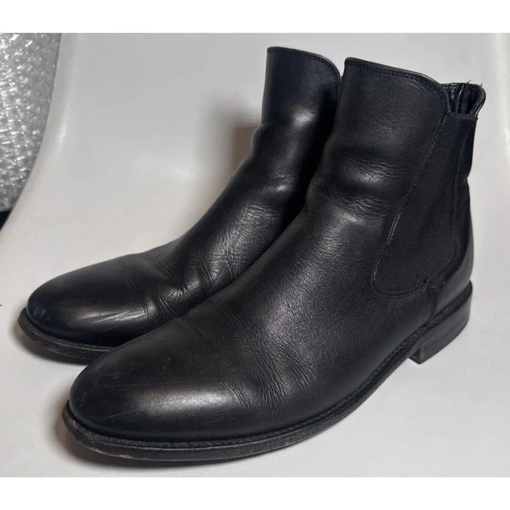 Thursday Boot Co Everyday Cavalier Chelsea Boots Men's size 10.5 Black Leather